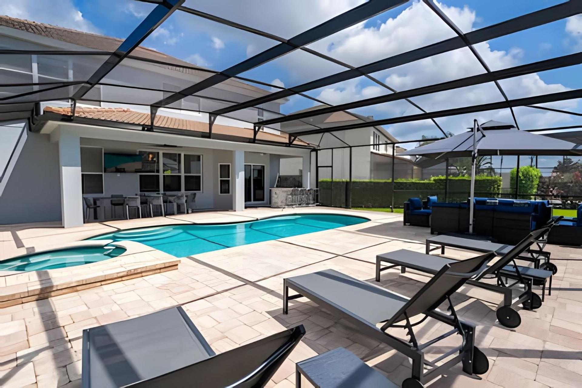 Dnf - 2532 Ab - 6Bd/4Ba Windsor Luxury Villa | Game Room & Pool Orlando Esterno foto